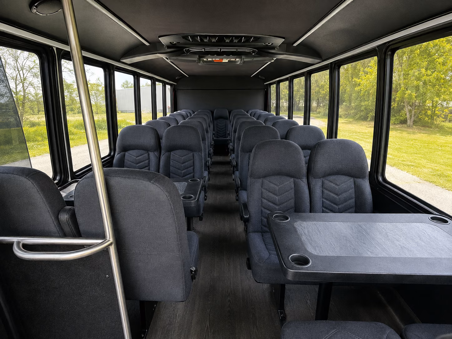 15 passenger minibus inside