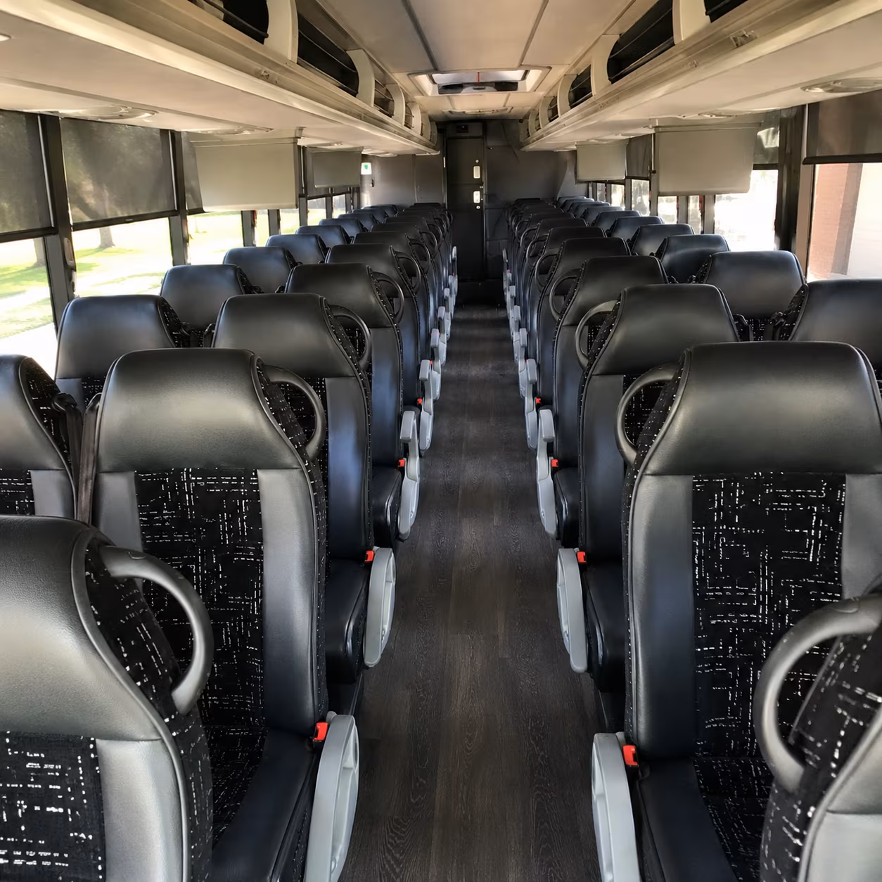 santa maria charter bus services inside