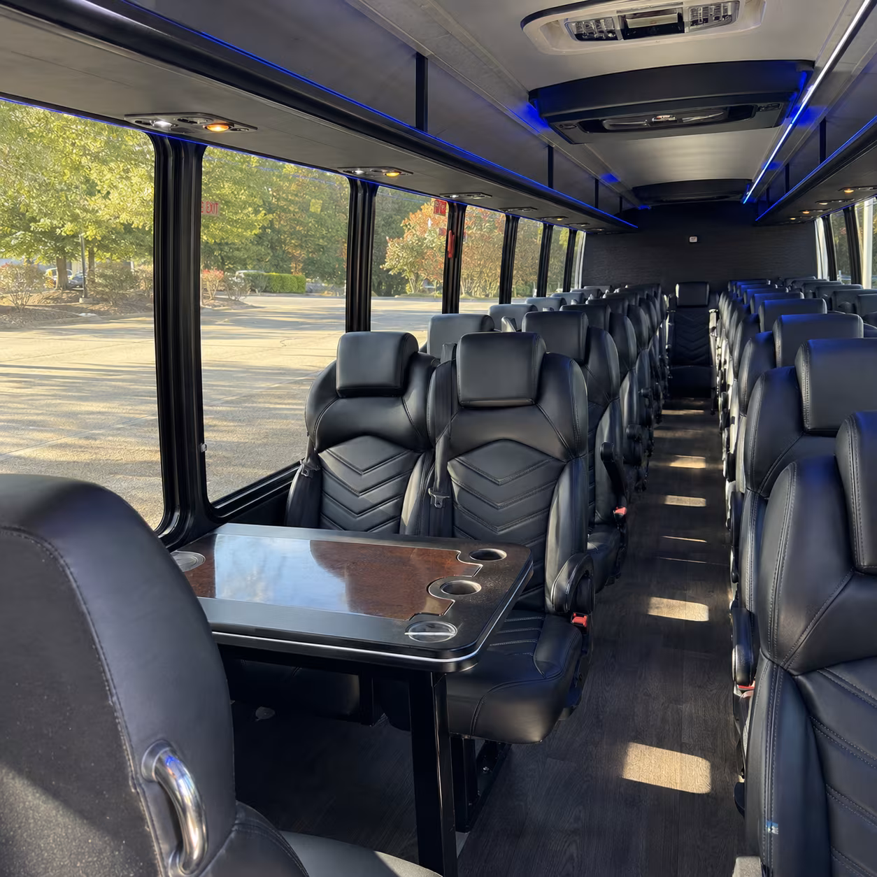 santa maria school event transportation onboard seating